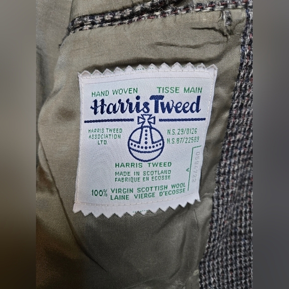 Harris Tweed 44 S Academia Quiet Luxury Blazer Jacket Coat Grad Wedding - Picture 6 of 14